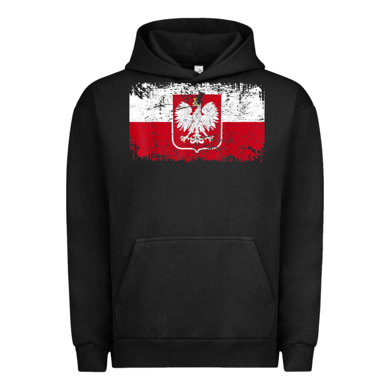 Poland Polska Flag Vintage  Men Women Kids  Poland T Shirt Urban Hoodie by StudioElite | Teevron