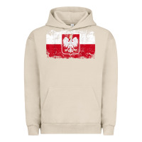 Pigment French Oak poland polska flag vintage  men women kids  poland t shirt Urban Hoodie - StudioElite