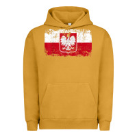 Pigment Peanut Butter poland polska flag vintage  men women kids  poland t shirt Urban Hoodie - StudioElite