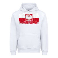 White poland polska flag vintage  men women kids  poland t shirt Urban Hoodie - StudioElite