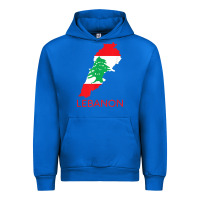 Cobalt Lebanon Flag Cedar Tree Beirut Lebanese Arabic Arab Islam Urban Hoodie - StudioElite
