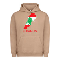 Pigment Burro Lebanon Flag Cedar Tree Beirut Lebanese Arabic Arab Islam Urban Hoodie - StudioElite