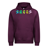 Mauve Wine jerry's designer bears Urban Hoodie - StudioElite