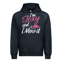Navy i'm sexy and i mow it funny mow pun tank top Urban Hoodie - StudioElite