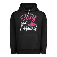Pigment Black i'm sexy and i mow it funny mow pun tank top Urban Hoodie - StudioElite