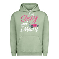 Pigment Oil Green i'm sexy and i mow it funny mow pun tank top Urban Hoodie - StudioElite