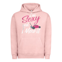 Pigment Salmon i'm sexy and i mow it funny mow pun tank top Urban Hoodie - StudioElite