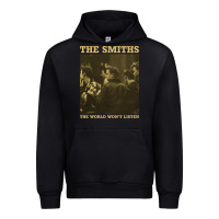 Black the smiths the world won't listen gift men women Urban Hoodie - StudioElite