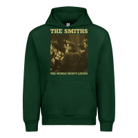 Forest Green the smiths the world won't listen gift men women Urban Hoodie - StudioElite