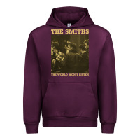 Mauve Wine the smiths the world won't listen gift men women Urban Hoodie - StudioElite
