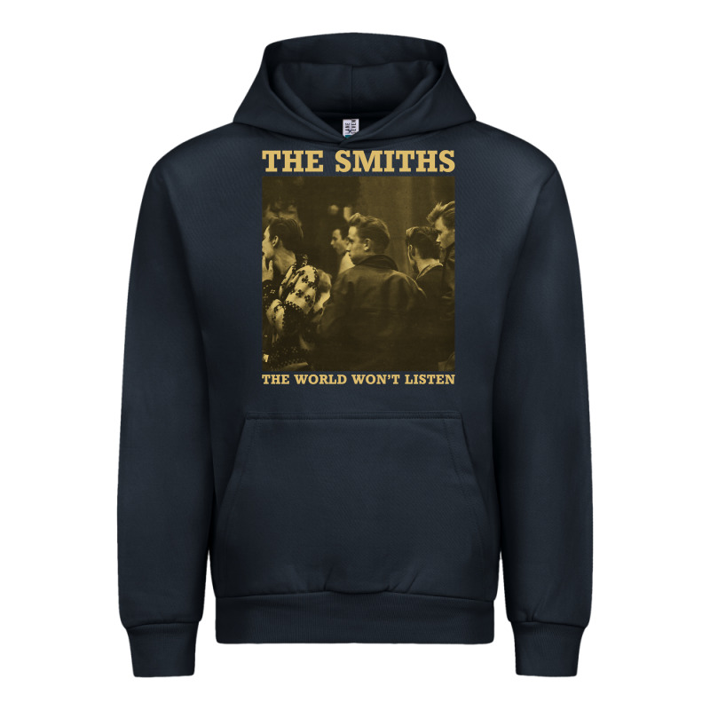 The Smiths The World Won't Listen Gift Men Women Urban Hoodie by StudioElite | Teevron
