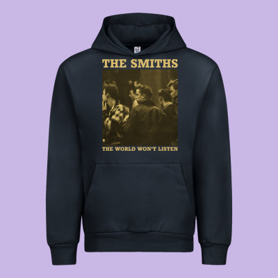 The Smiths The World Won't Listen Gift Men Women Urban Hoodie Designed By Studioelite
