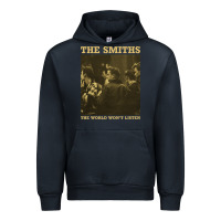 Navy the smiths the world won't listen gift men women Urban Hoodie - StudioElite