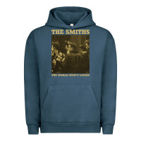 Pigment Midnight Navy the smiths the world won't listen gift men women Urban Hoodie - StudioElite