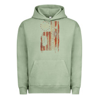 Pigment Oil Green lamb of god, pure american metal flag Urban Hoodie - StudioElite