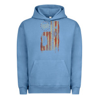 Pigment Pebble Blue lamb of god, pure american metal flag Urban Hoodie - StudioElite