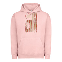 Pigment Salmon lamb of god, pure american metal flag Urban Hoodie - StudioElite