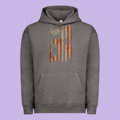 Lamb Of God, Pure American Metal Flag Urban Hoodie Designed By Studioelite