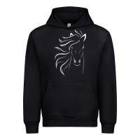 Black horse lover gifts Urban Hoodie - StudioElite