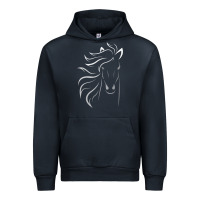 Navy horse lover gifts Urban Hoodie - StudioElite