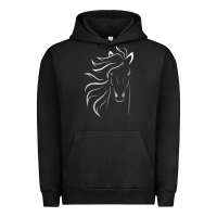 Pigment Black horse lover gifts Urban Hoodie - StudioElite