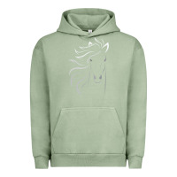 Pigment Oil Green horse lover gifts Urban Hoodie - StudioElite