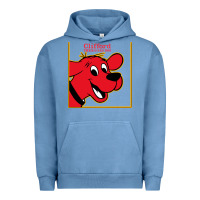 Pigment Pebble Blue clifford the big red dog Urban Hoodie - StudioElite