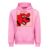 Fuchsia Pink clifford the big red dog Urban Hoodie - StudioElite