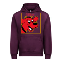 Mauve Wine clifford the big red dog Urban Hoodie - StudioElite