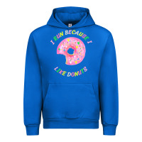 Cobalt i run because i like donuts Urban Hoodie - StudioElite