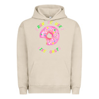 Pigment French Oak i run because i like donuts Urban Hoodie - StudioElite