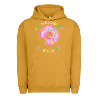 Pigment Peanut Butter i run because i like donuts Urban Hoodie - StudioElite
