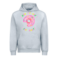 Heather Grey i run because i like donuts Urban Hoodie - StudioElite