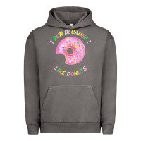 Pigment Tornado i run because i like donuts Urban Hoodie - StudioElite