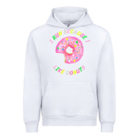White i run because i like donuts Urban Hoodie - StudioElite