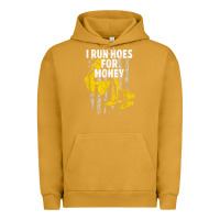 Pigment Peanut Butter heavy equipment operator i run hoes for money usa flag t shirt Urban Hoodie - StudioElite
