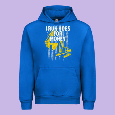 Heavy Equipment Operator I Run Hoes For Money Usa Flag T Shirt Urban Hoodie Designed By Studioelite