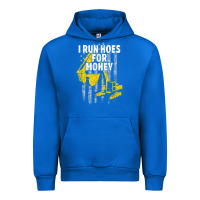 Cobalt heavy equipment operator i run hoes for money usa flag t shirt Urban Hoodie - StudioElite