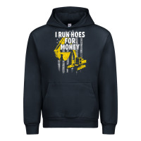 Navy heavy equipment operator i run hoes for money usa flag t shirt Urban Hoodie - StudioElite