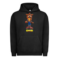 Pigment Black Crash Bandicoot  Yo Yo Urban Hoodie - StudioElite