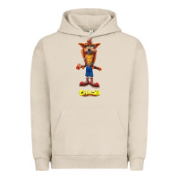 Pigment French Oak Crash Bandicoot  Yo Yo Urban Hoodie - StudioElite