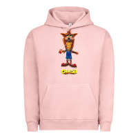 Pigment Salmon Crash Bandicoot  Yo Yo Urban Hoodie - StudioElite