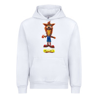 White Crash Bandicoot  Yo Yo Urban Hoodie - StudioElite