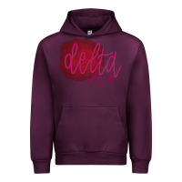 Mauve Wine Delta Dawn Classic Urban Hoodie - StudioElite