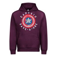 Mauve Wine Captain Save-A-Hoe Vintage Funny Retro Urban Hoodie - StudioElite
