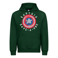 Forest Green Captain Save-A-Hoe Vintage Funny Retro Urban Hoodie - StudioElite