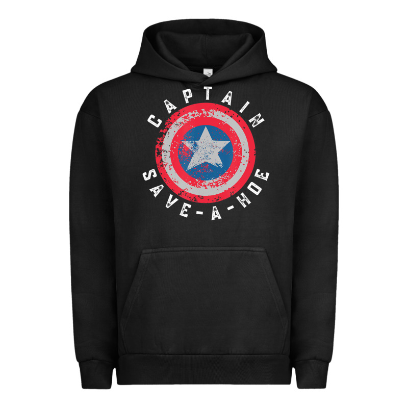 Captain Save-a-hoe Vintage Funny Retro Urban Hoodie by StudioElite | Teevron