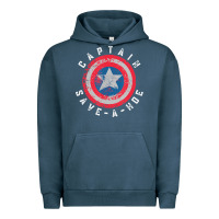 Pigment Midnight Navy Captain Save-A-Hoe Vintage Funny Retro Urban Hoodie - StudioElite