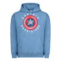 Pigment Pebble Blue Captain Save-A-Hoe Vintage Funny Retro Urban Hoodie - StudioElite