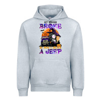 Heather Grey my broom broke so now i drive a j.e.e.p witch halloween t shirt Urban Hoodie - StudioElite